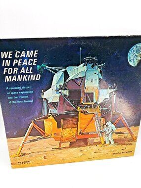 1969 Apollo 11 LP We Came In Peace For All Mankind 1969 Vinyl record Album LP